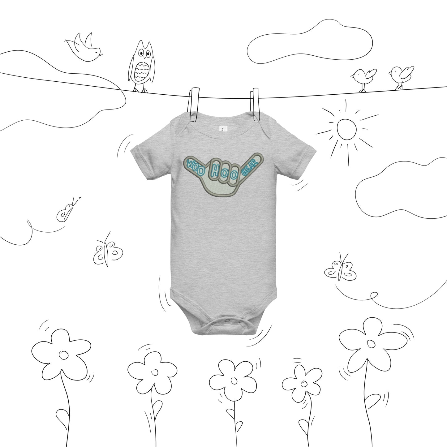Baby short sleeve one piece