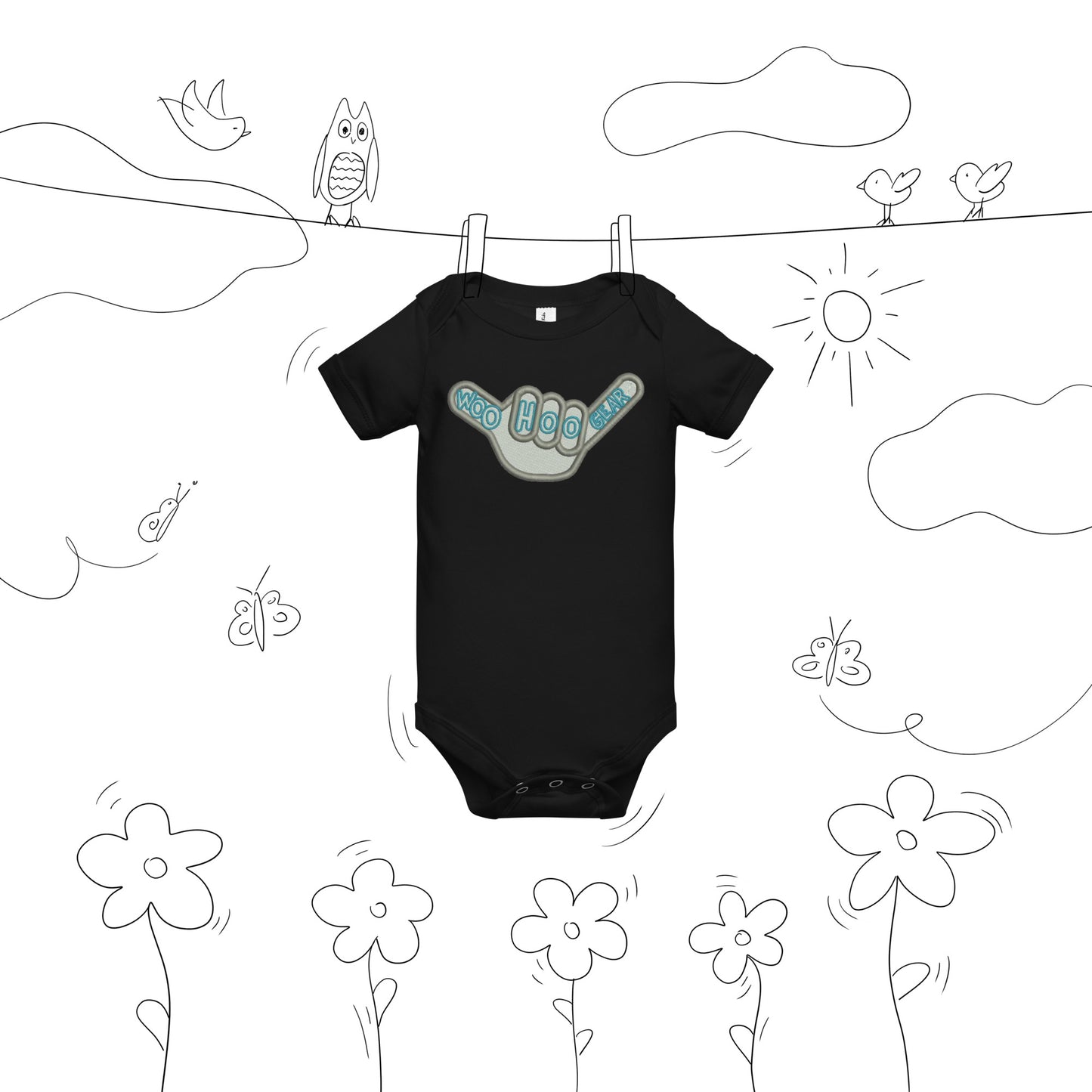 Baby short sleeve one piece