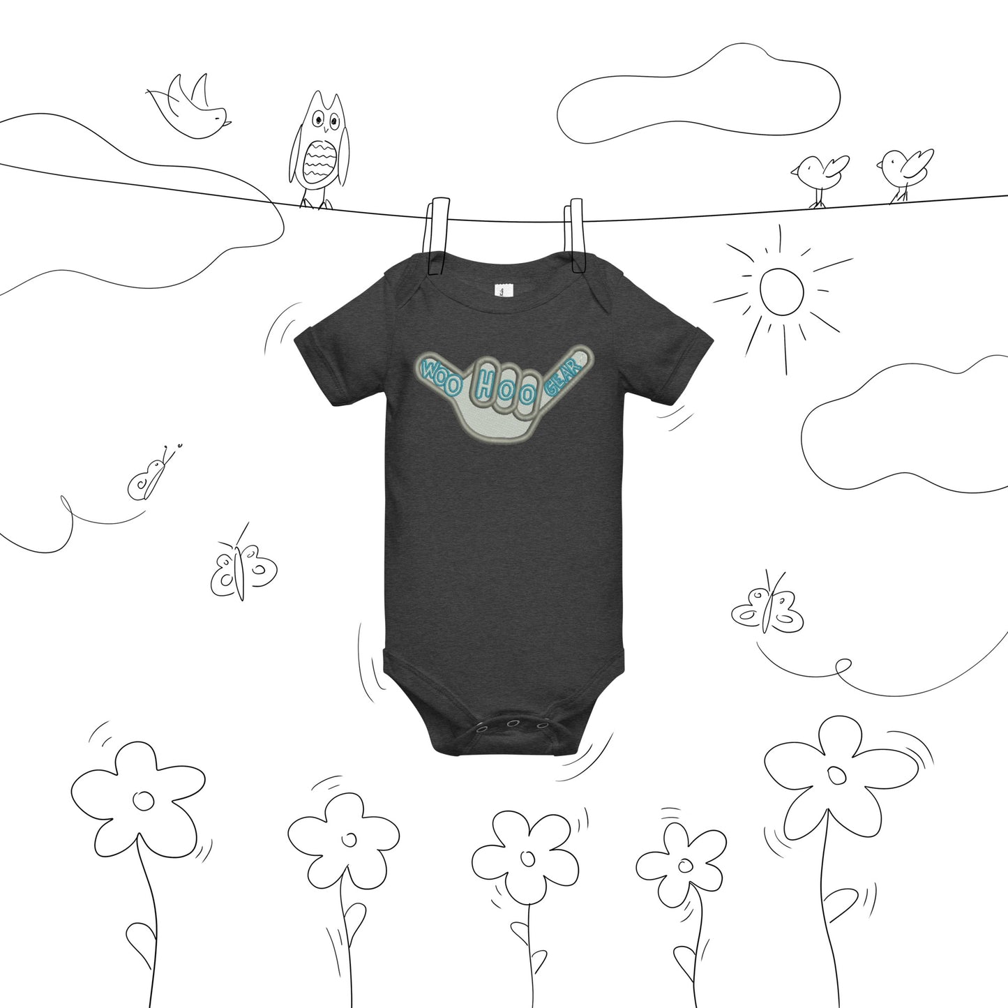 Baby short sleeve one piece