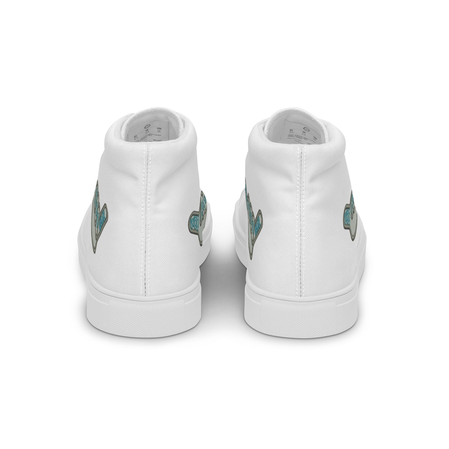 Men’s high top canvas shoes