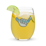 Stemless wine glass