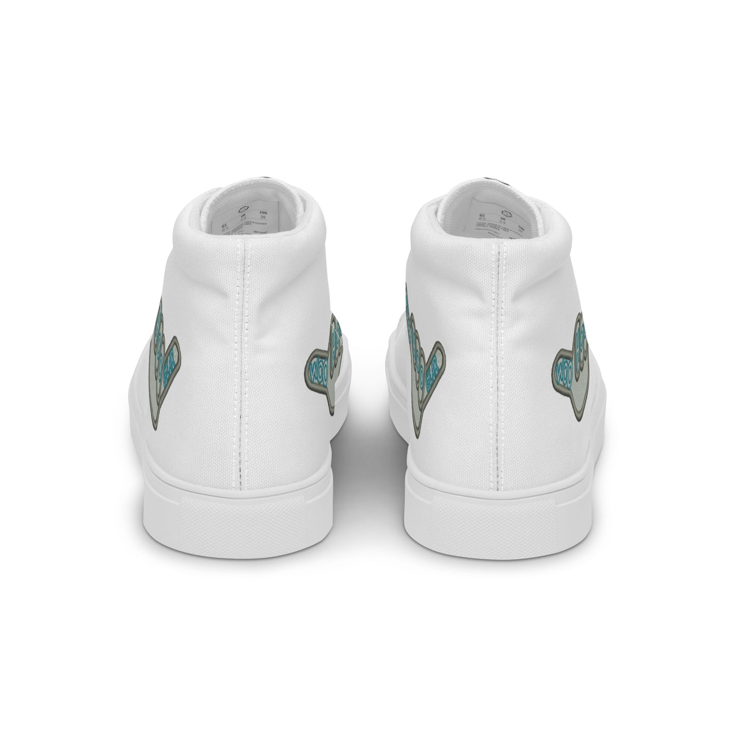 Women’s high top canvas shoes