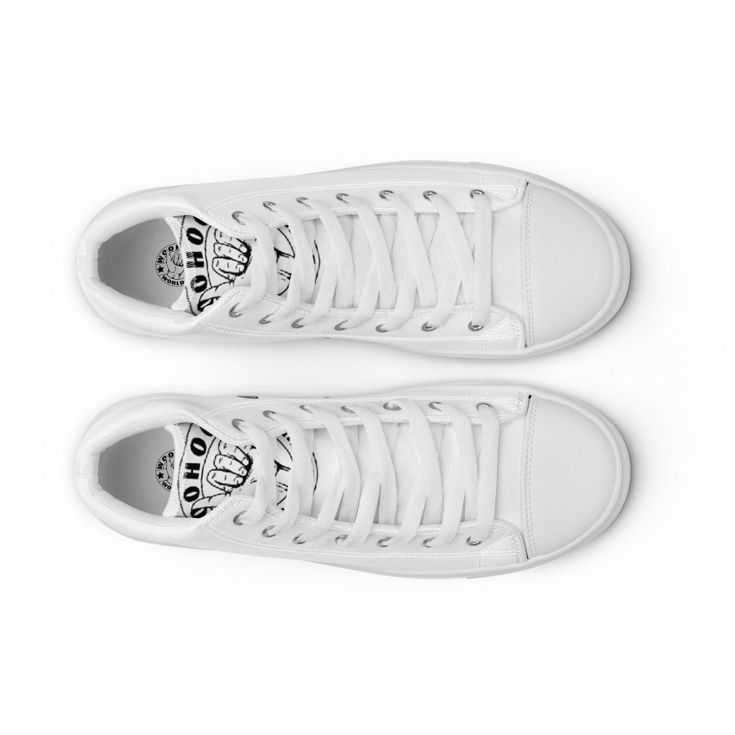 Women’s high top canvas shoes